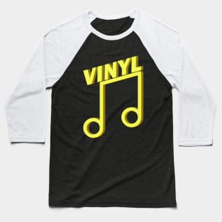 Vinyl Music Baseball T-Shirt